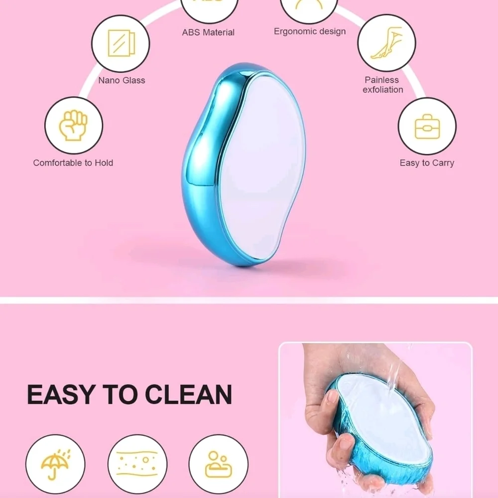 Sleek Blue Hair Removal Tool for Women